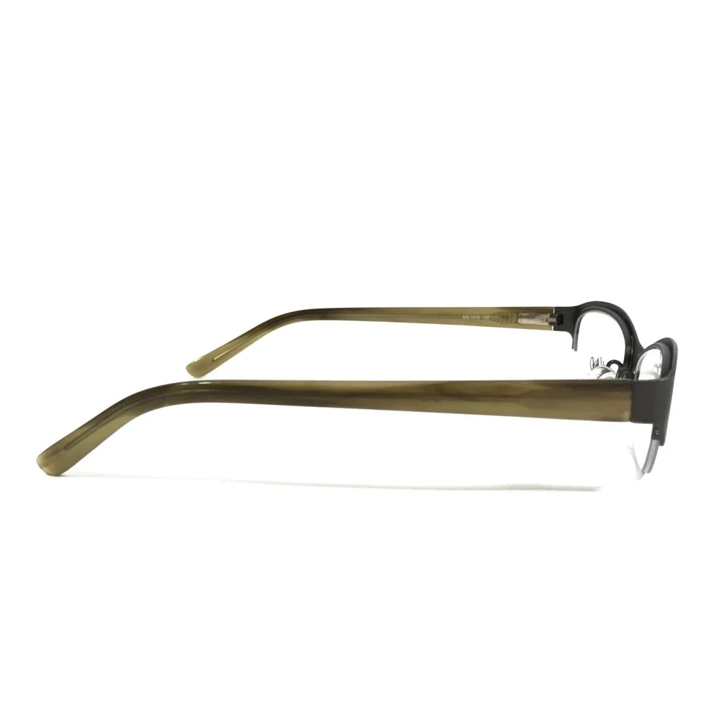 Mossimo Eyeglasses Frames MS 1078 Olive Green Cat Eye Half Rim 51-17-135